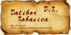 Dalibor Kobasica vizit kartica